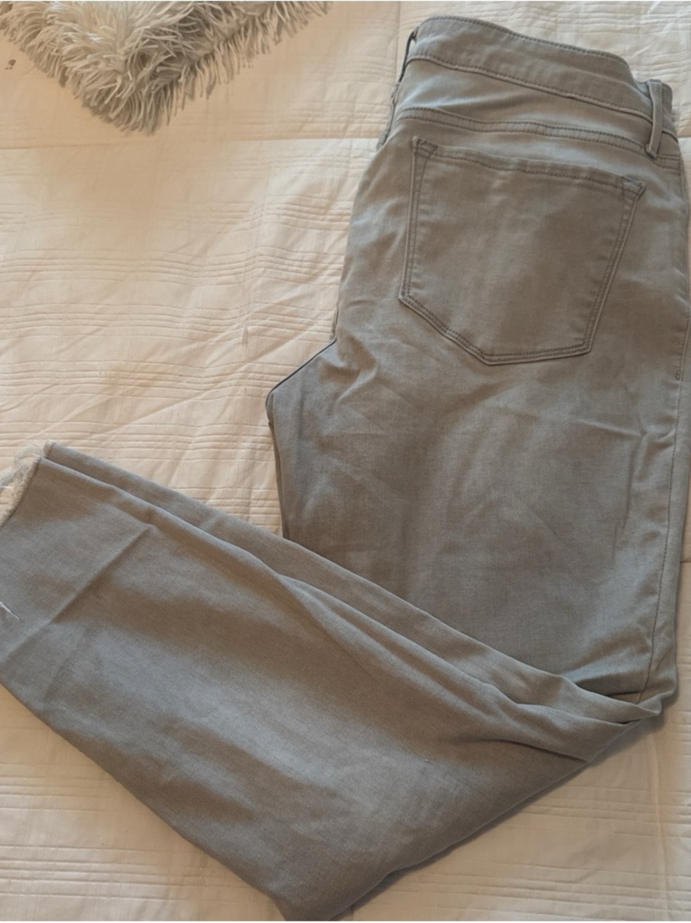 Gray Jeans - Classic Straight Fit